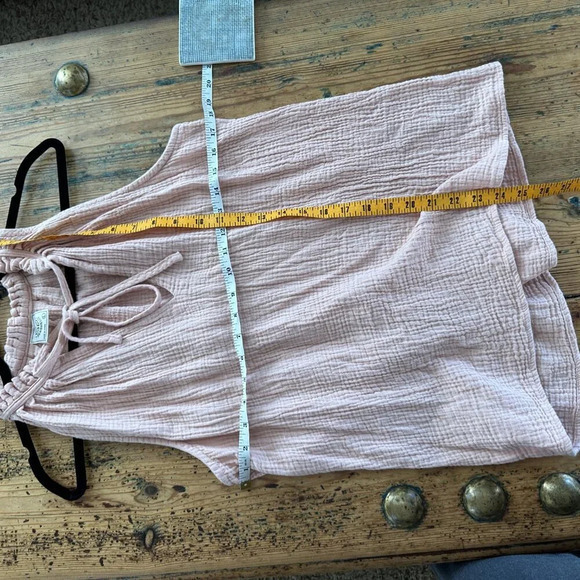 Sirens & Seashells Pink Sleeveless Blouse  Size Large, sleeveless blouse, womens - Picture 6 of 6